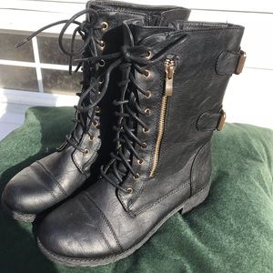Black Combat Boots